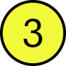 Number 3 in a yellow circle